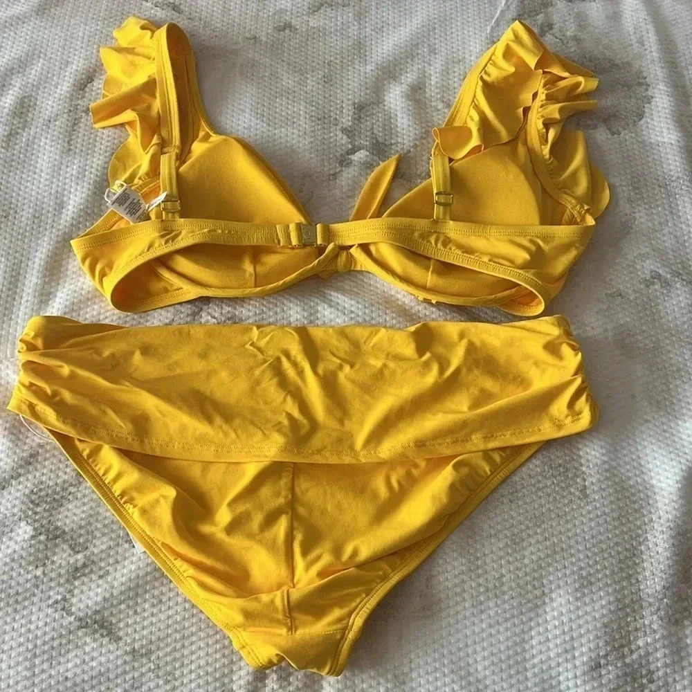 BLEU ROD BEATTIE RUFFLICIOUS TUSCAN
SUN RUFFLE CUP SIZE 14 - Picture 5 of 7